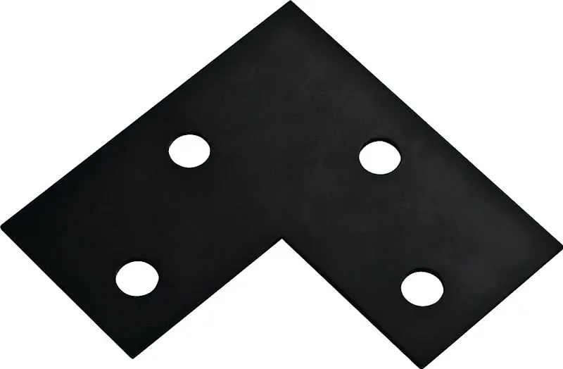 National Hardware 1176BC Series N351-506 Corner Brace, 6 in L, 3 in W, 6 in H, Steel, Powder-Coated, 1/8 Thick Material :EA: QUANTITY: 1
