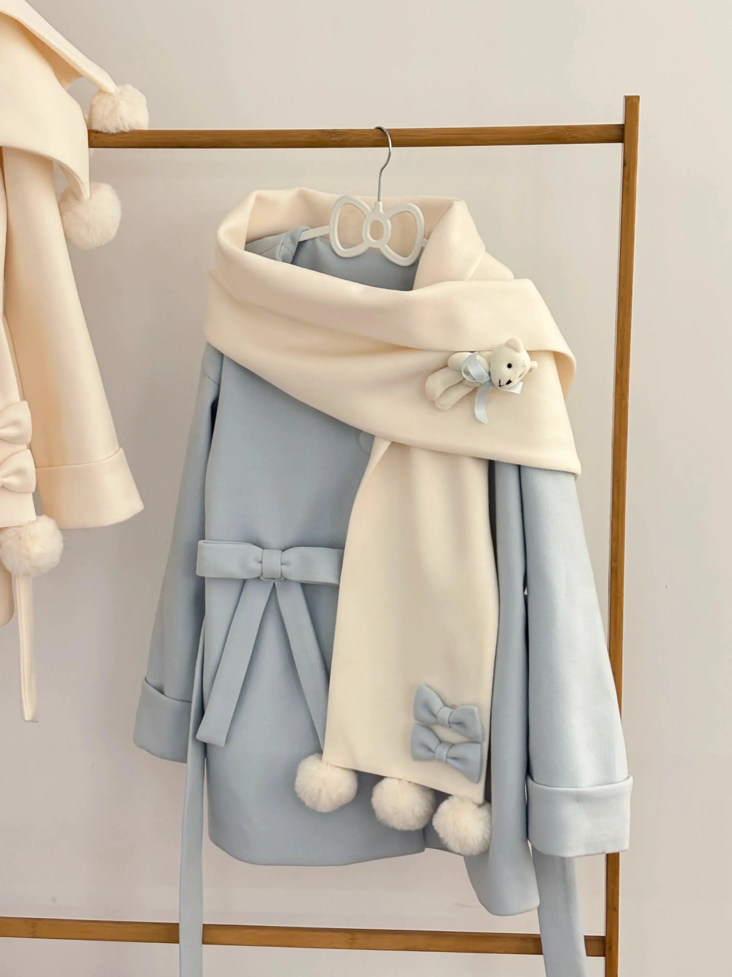 Platycodon House~Winter Sweet Lolita Coat Long Scarf Outerwear
