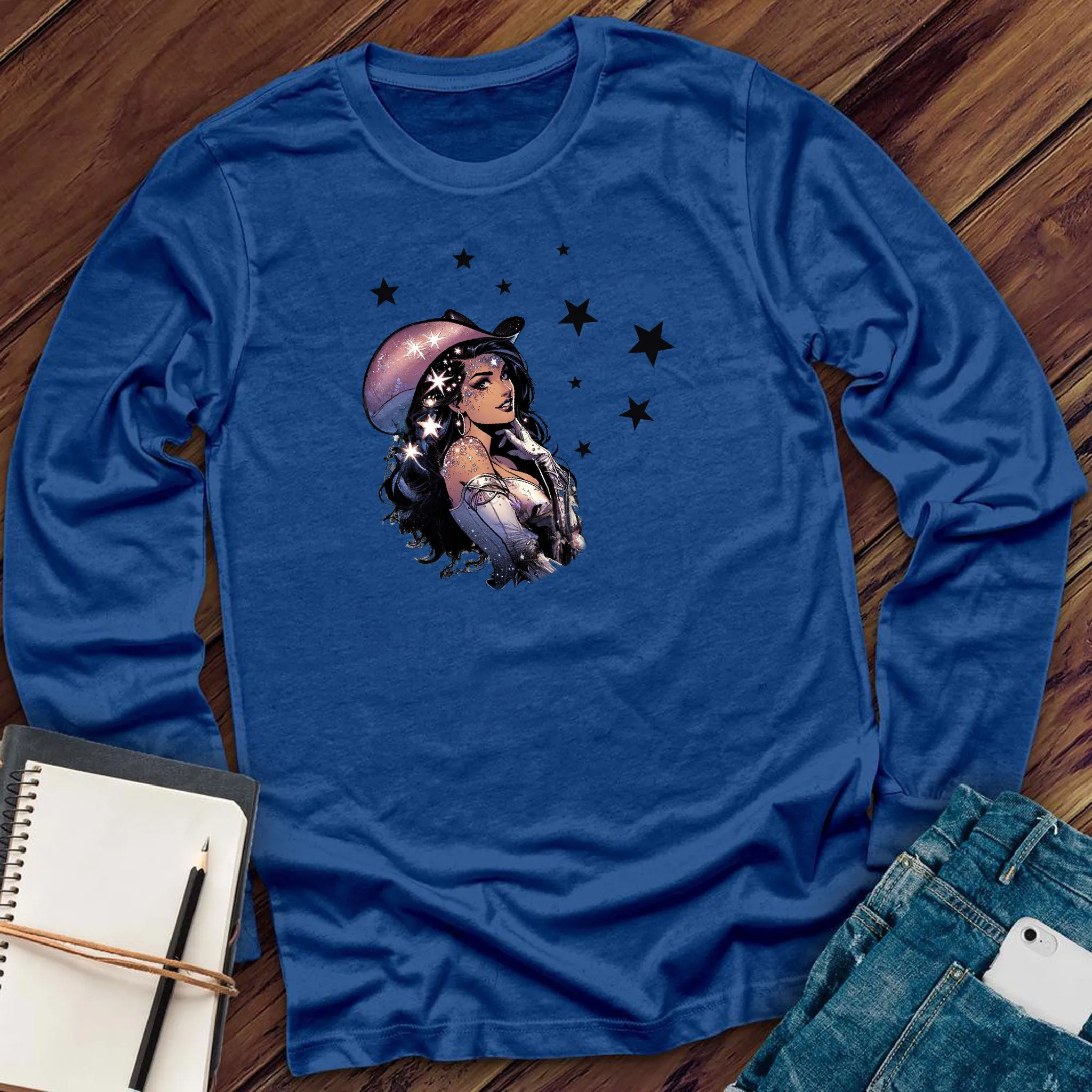 Pop Cosmic Cowgirl Long Sleeve