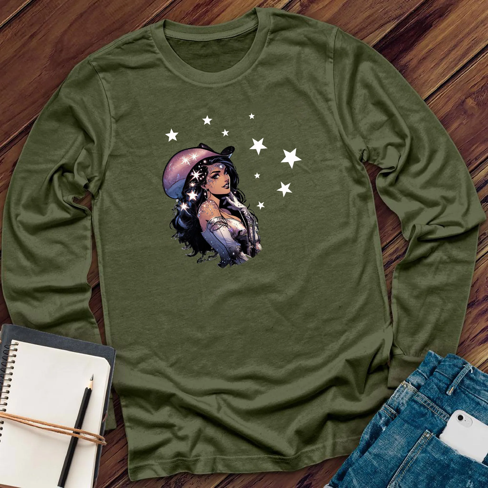 Pop Cosmic Cowgirl Long Sleeve