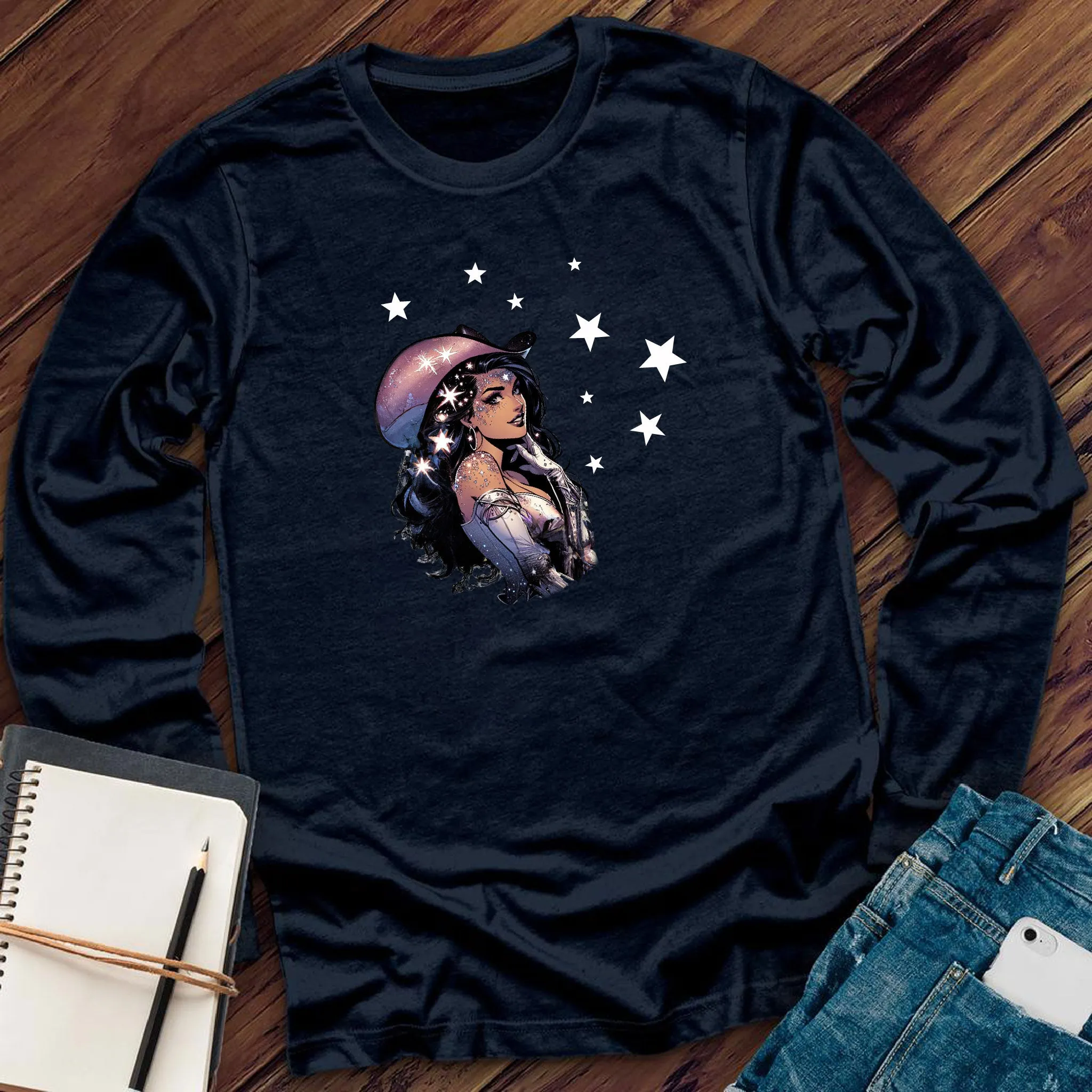 Pop Cosmic Cowgirl Long Sleeve