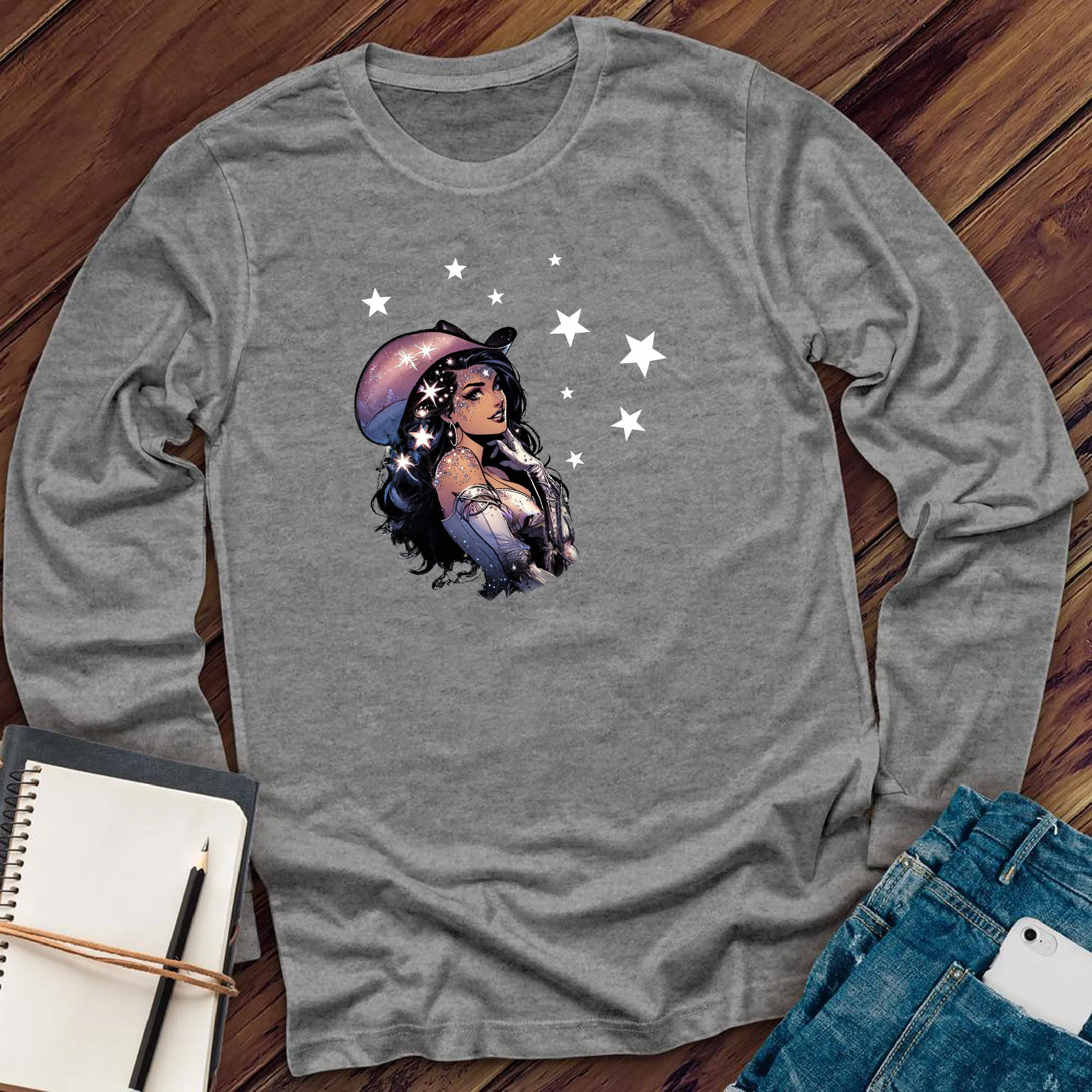 Pop Cosmic Cowgirl Long Sleeve
