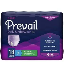 Prevail Women’s Daily Underwear - Heavy Absorbency Discreet Fit