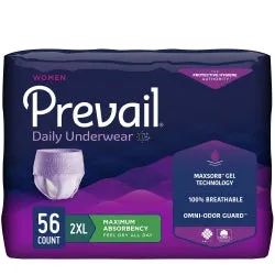 Prevail Women’s Daily Underwear - Heavy Absorbency Discreet Fit