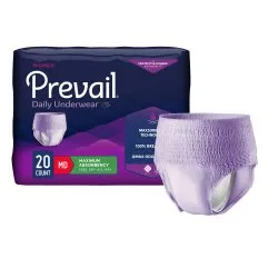 Prevail Women’s Daily Underwear - Heavy Absorbency Discreet Fit