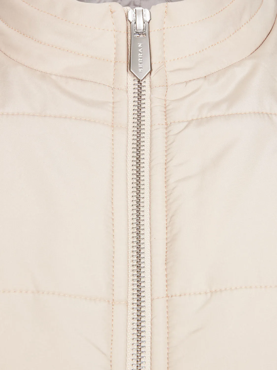 Quilted Gillet Sand