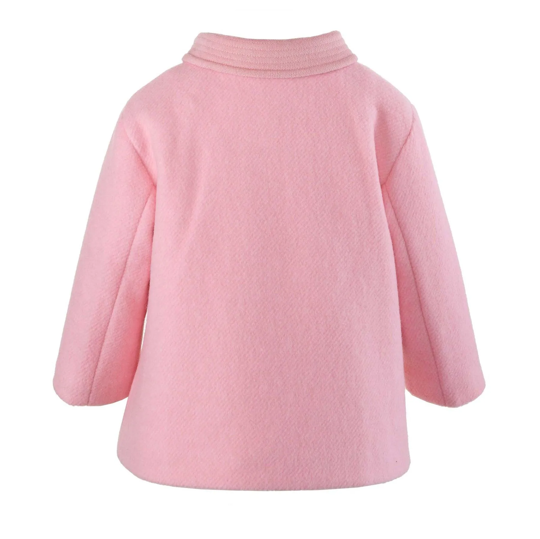 Rachel Riley Velvet Trim Pram Coat, Pink