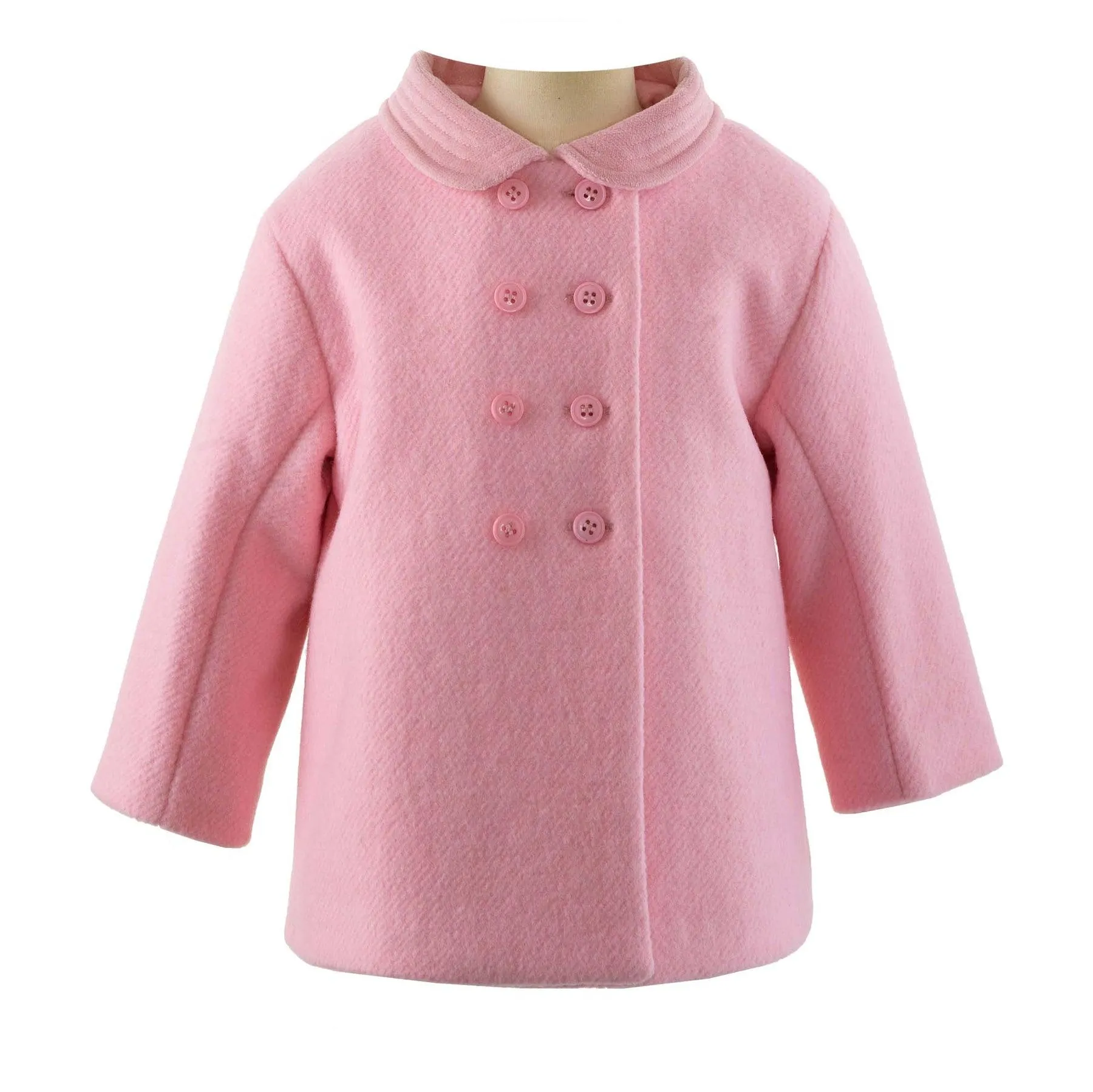 Rachel Riley Velvet Trim Pram Coat, Pink