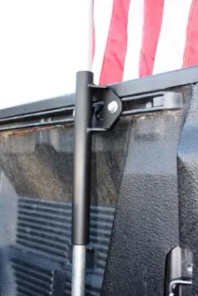 Rago Bed Rail Flag Pole Holder For Tacoma