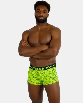 RAVELUTION BOXERS MENS FLUORESCENT YELLOW