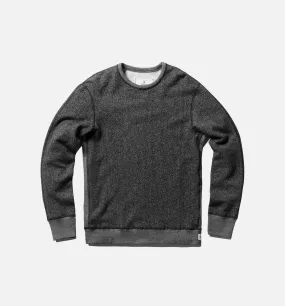 Reigning Champ Tiger Terry Long Sleeve Crew Sweater Men's - Black