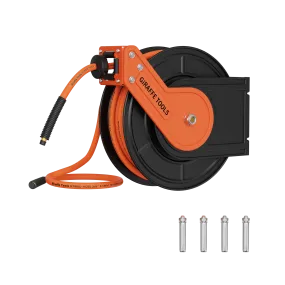 Retractable Air Hose Reel-Alloy Steel Reel-3/8in