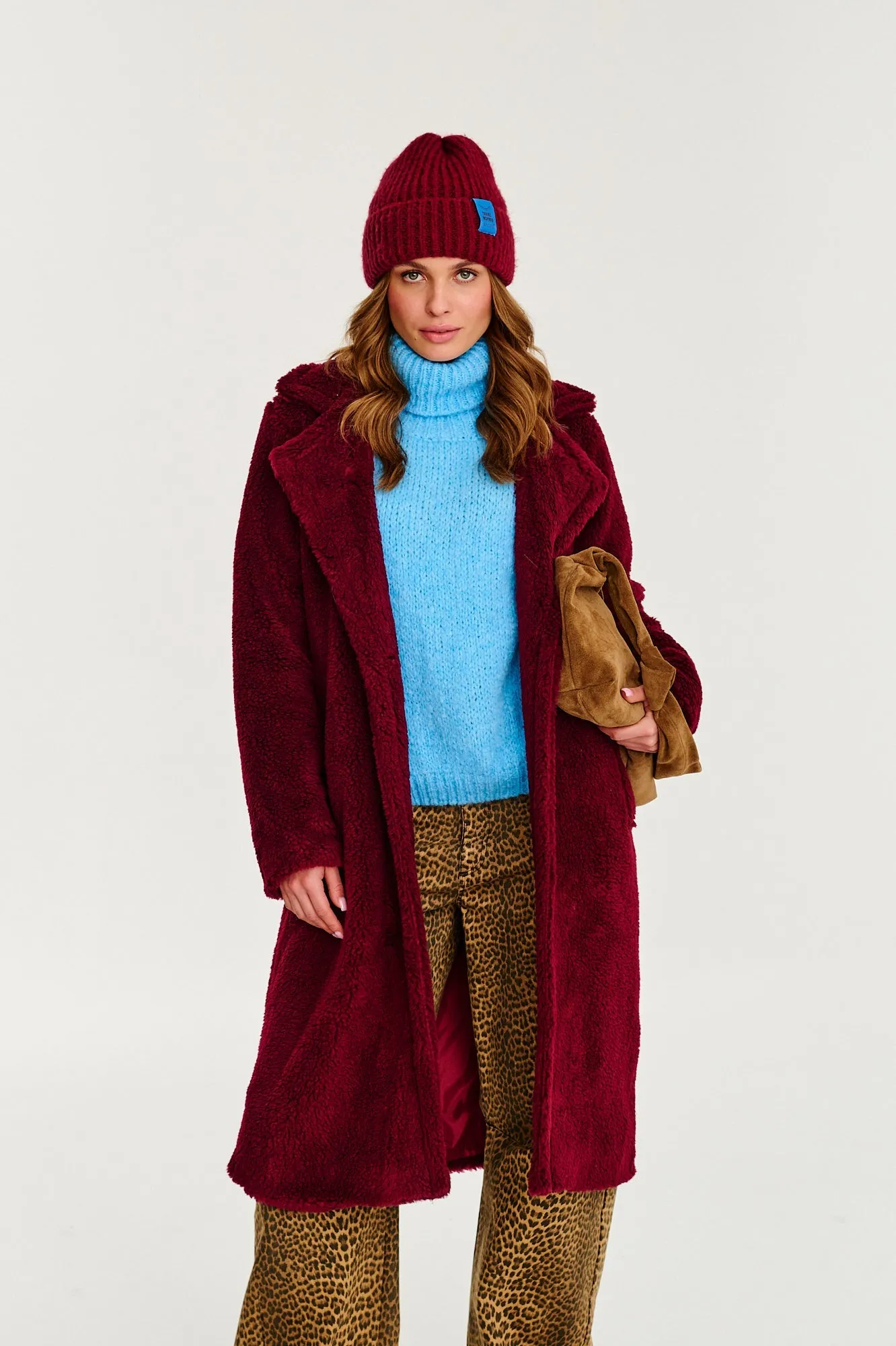 Ruby Wave Teddy Coat