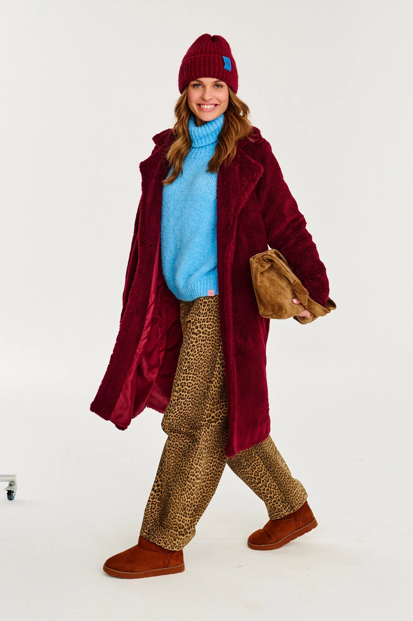 Ruby Wave Teddy Coat