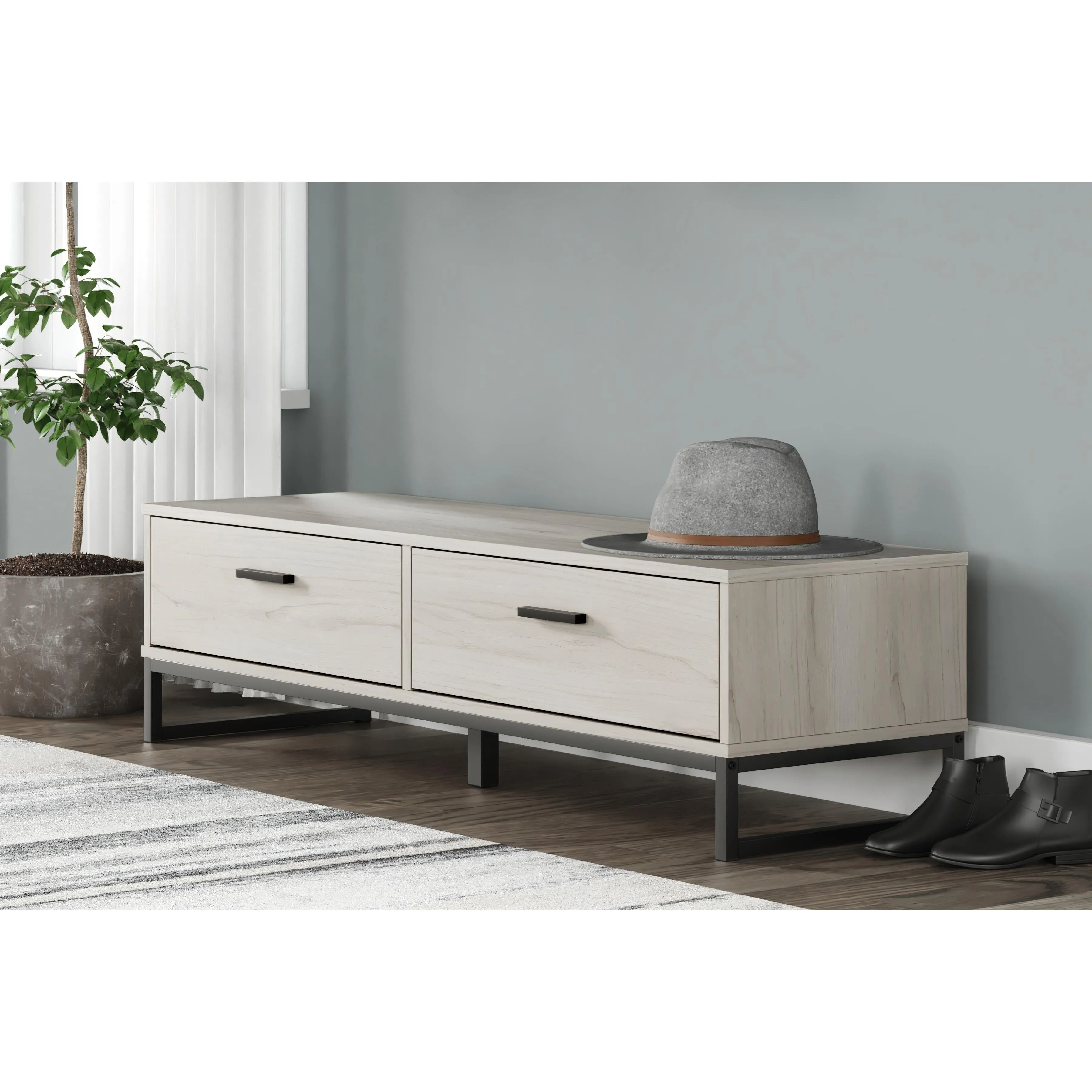 Signature Design by Ashley Socalle EA1864E1 Bench with Coat Rack