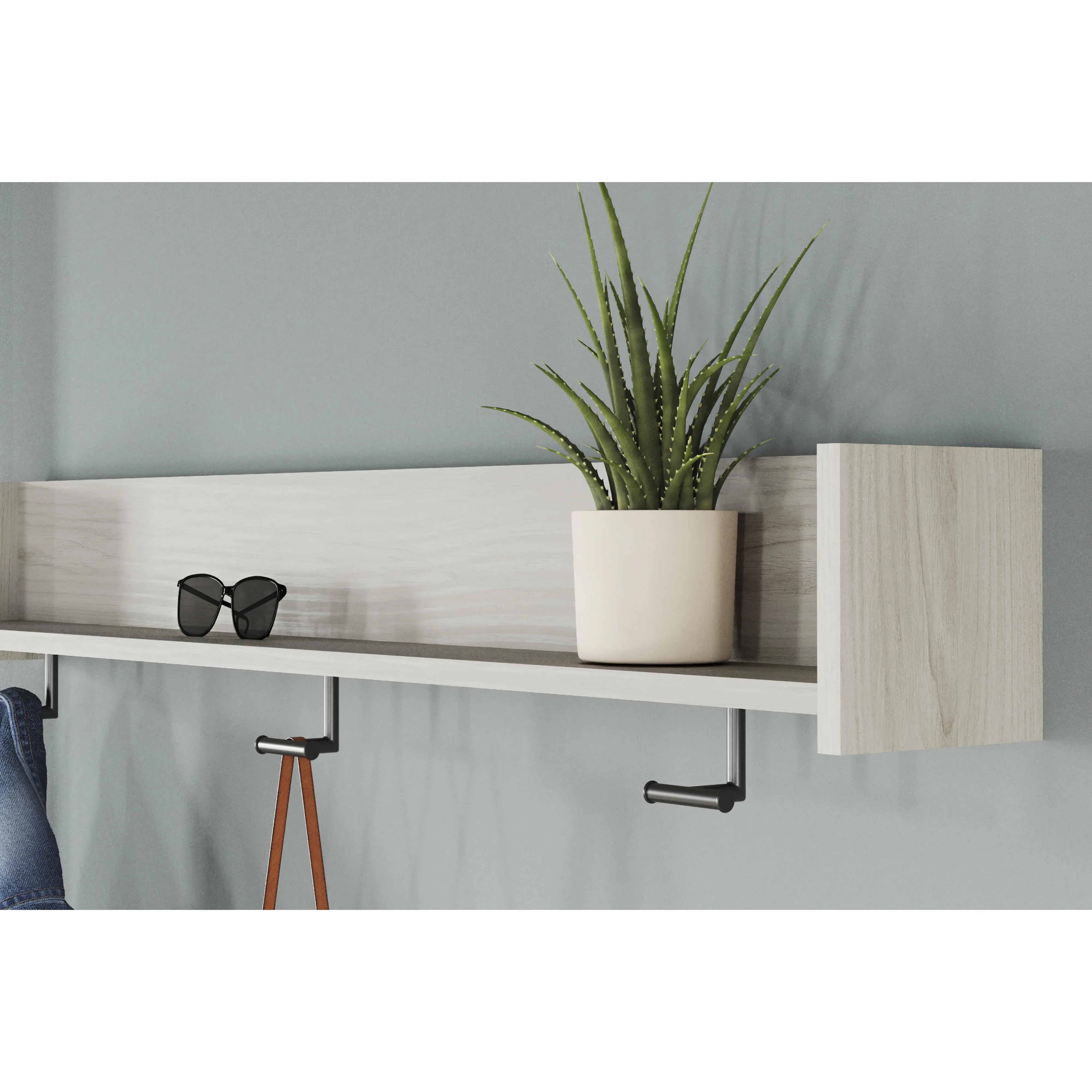 Signature Design by Ashley Socalle EA1864E1 Bench with Coat Rack