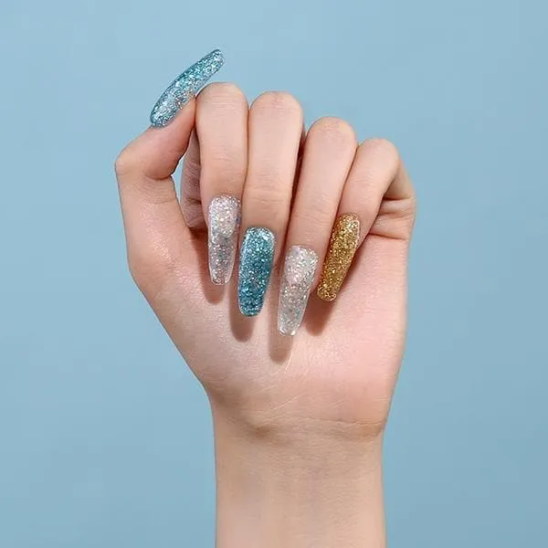 Splash Of Glitters - 6 Colors Poly Nail Gel Kit