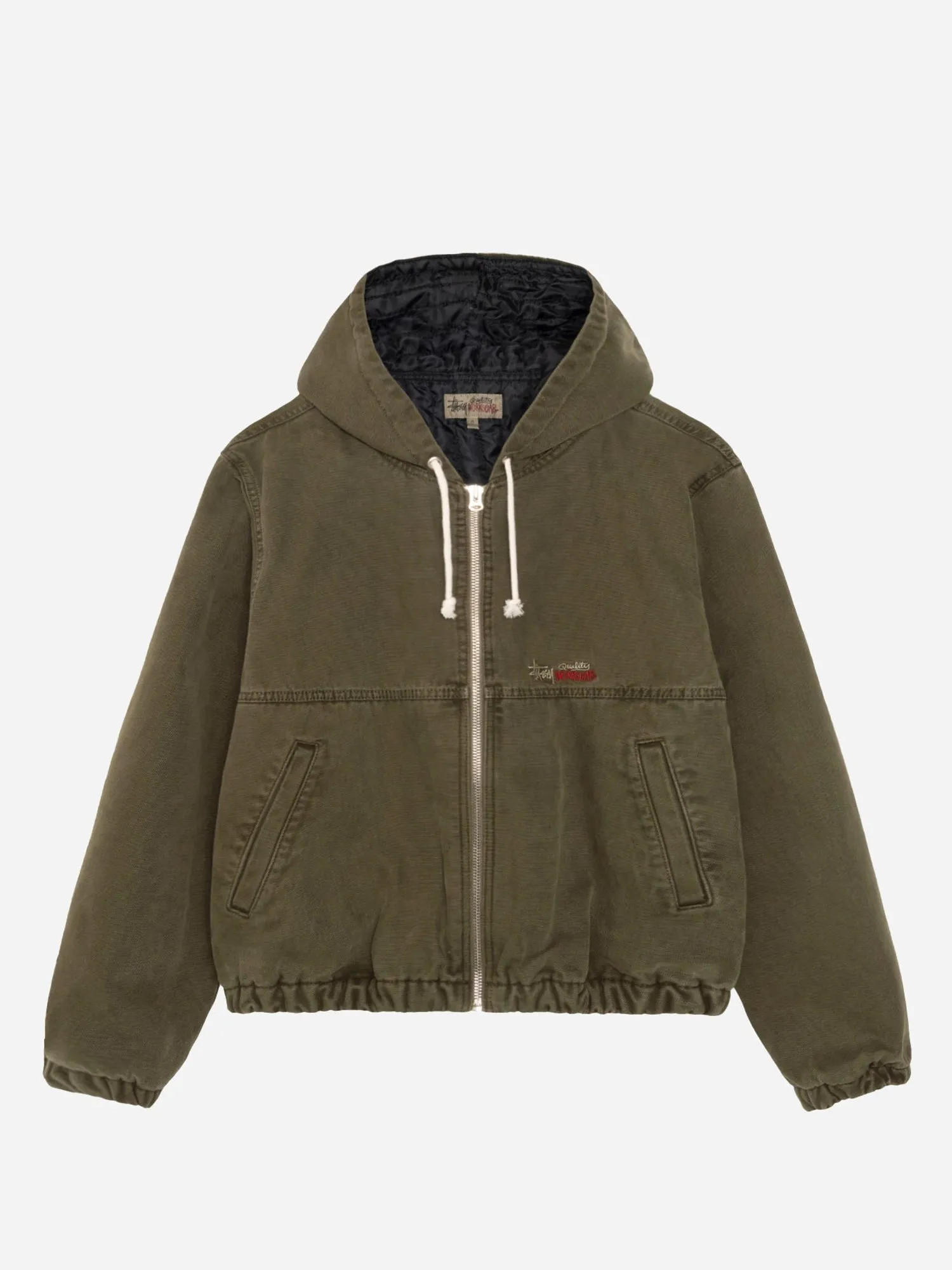 Stussy Work Jacket Insulated Canvas - Olive