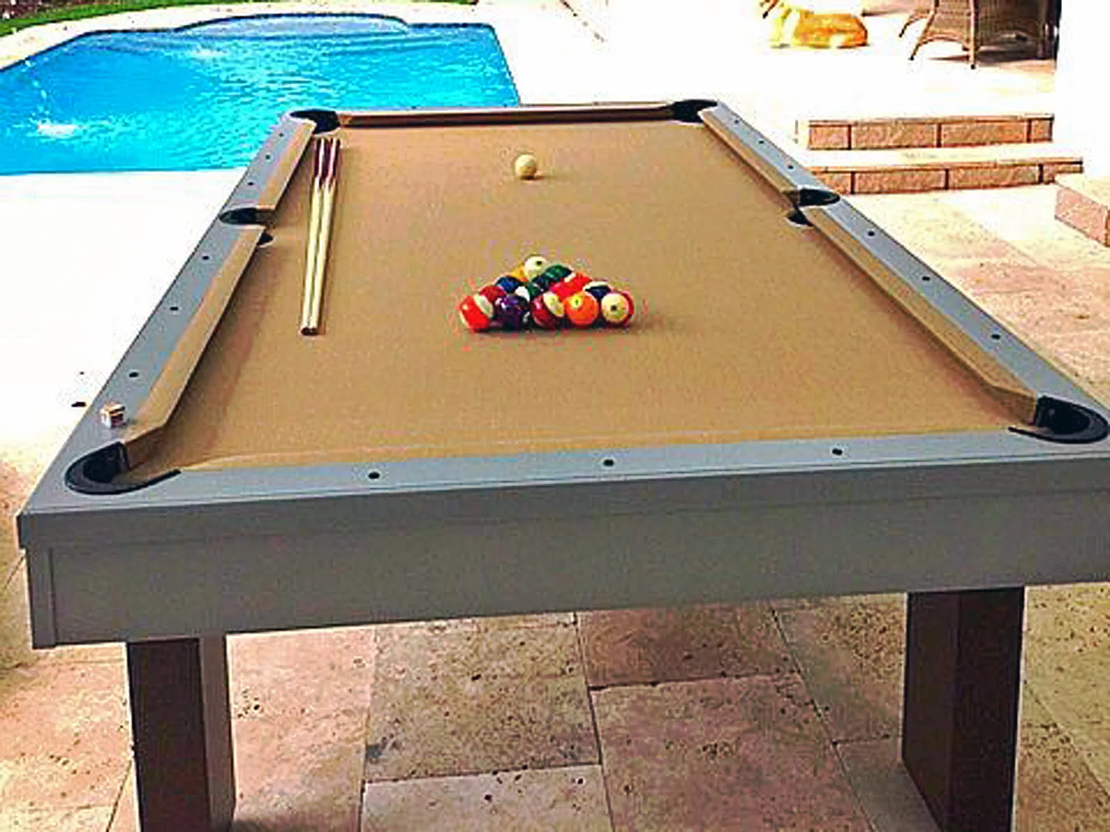 The South Beach Outdoor Pool Table