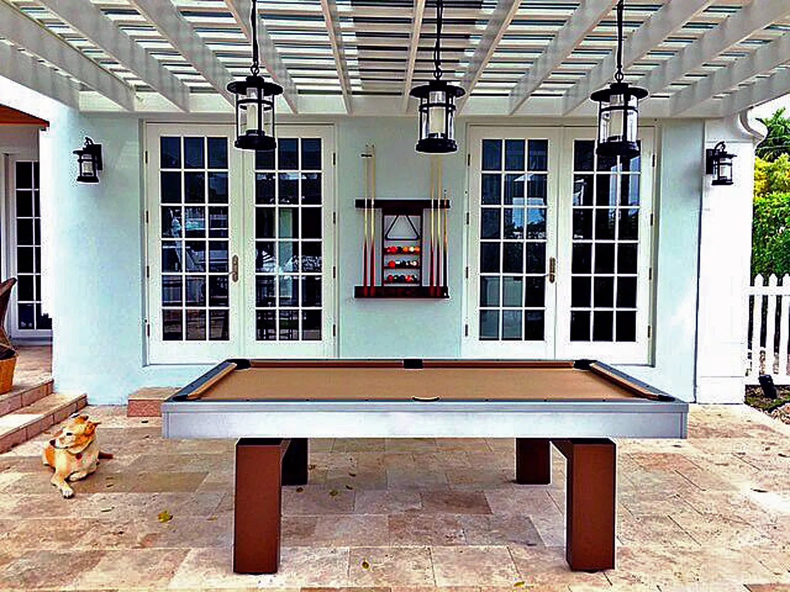 The South Beach Outdoor Pool Table