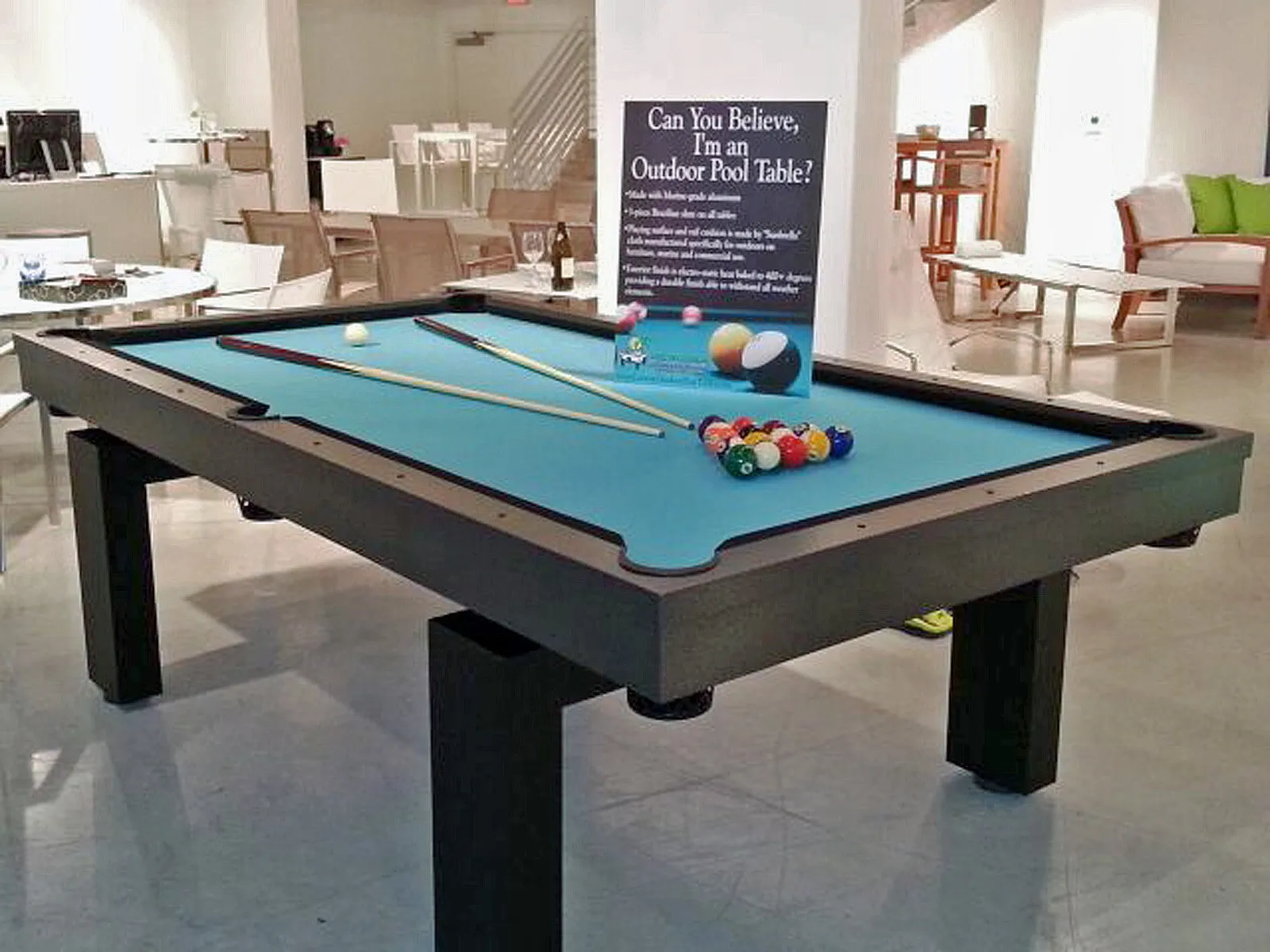 The South Beach Outdoor Pool Table