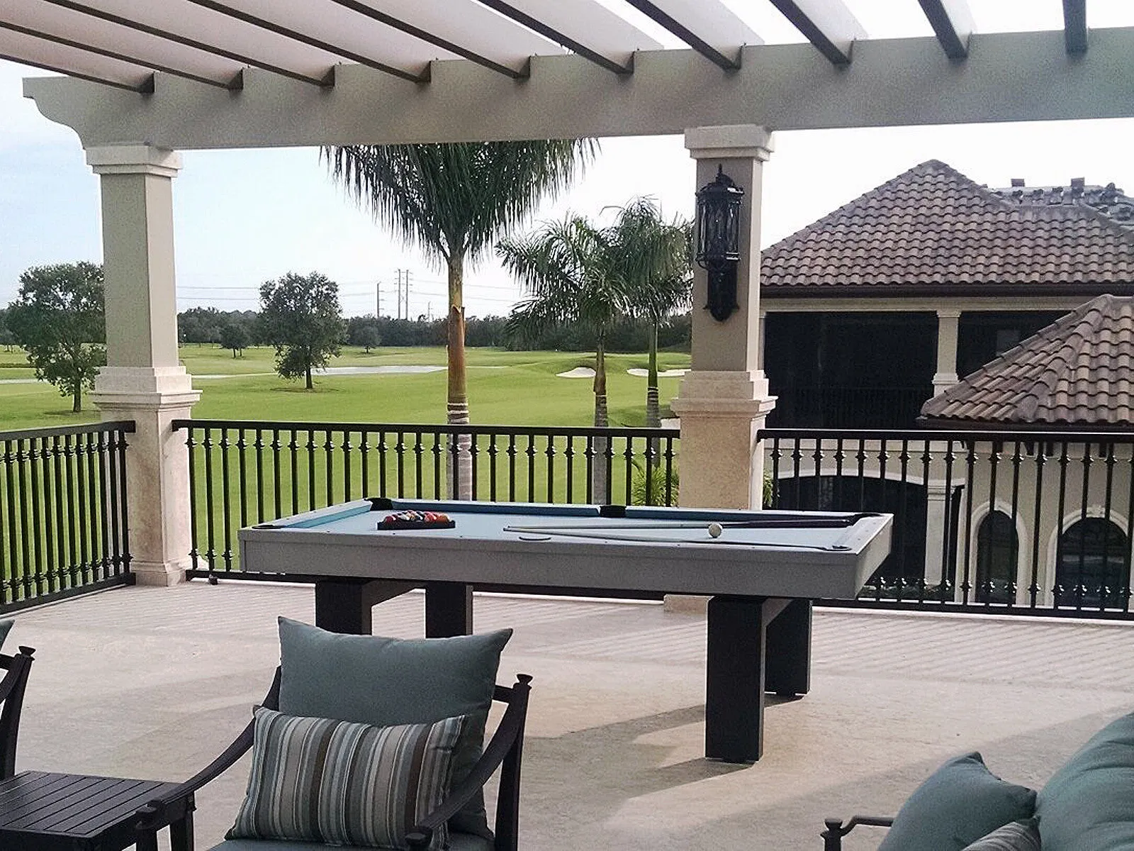 The South Beach Outdoor Pool Table
