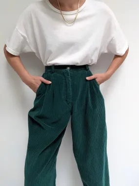 Vintage Evergreen Corduroy Trousers