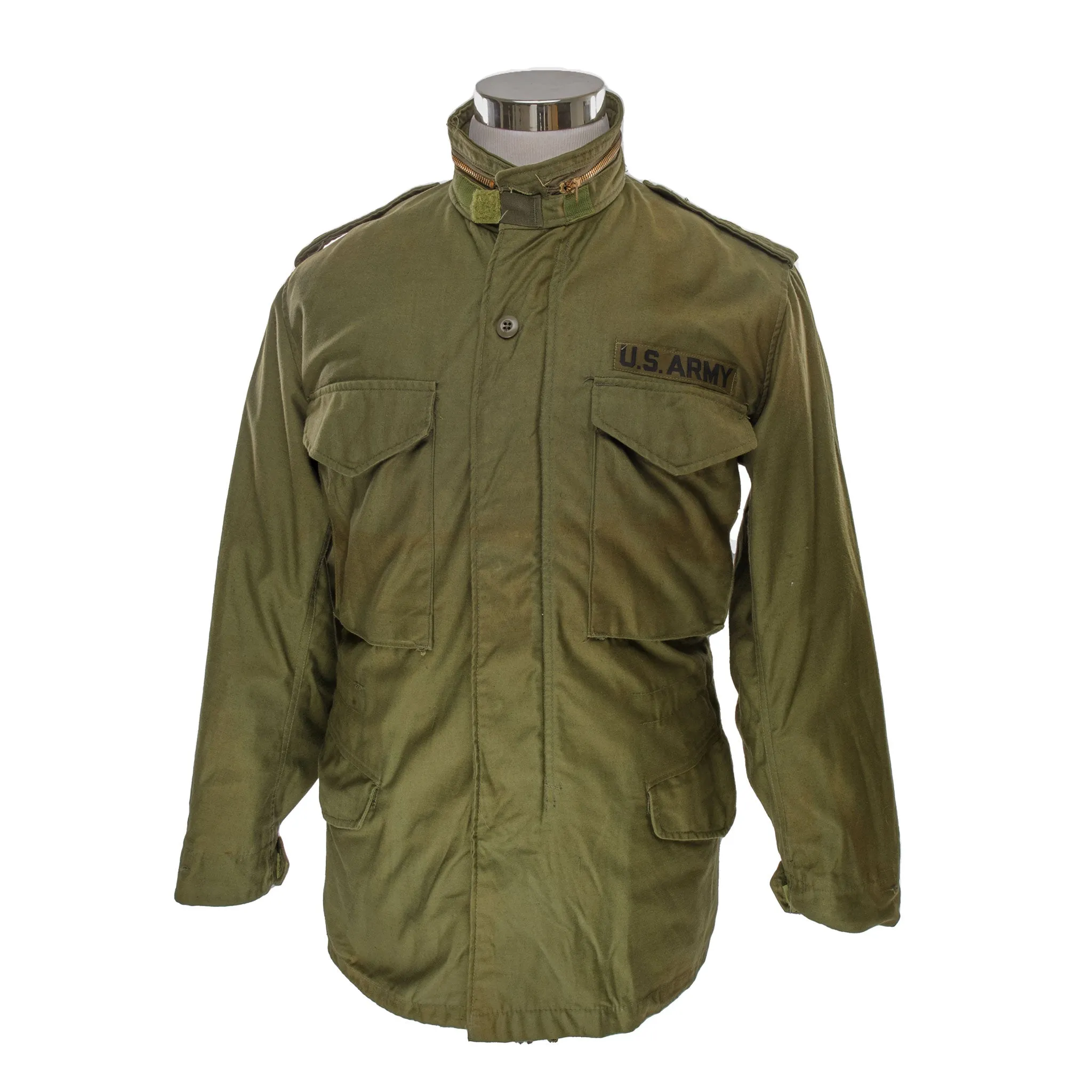 VINTAGE US ARMY M-1965 M65 FIELD JACKET 1981 SIZE XS XSMALL REGULAR