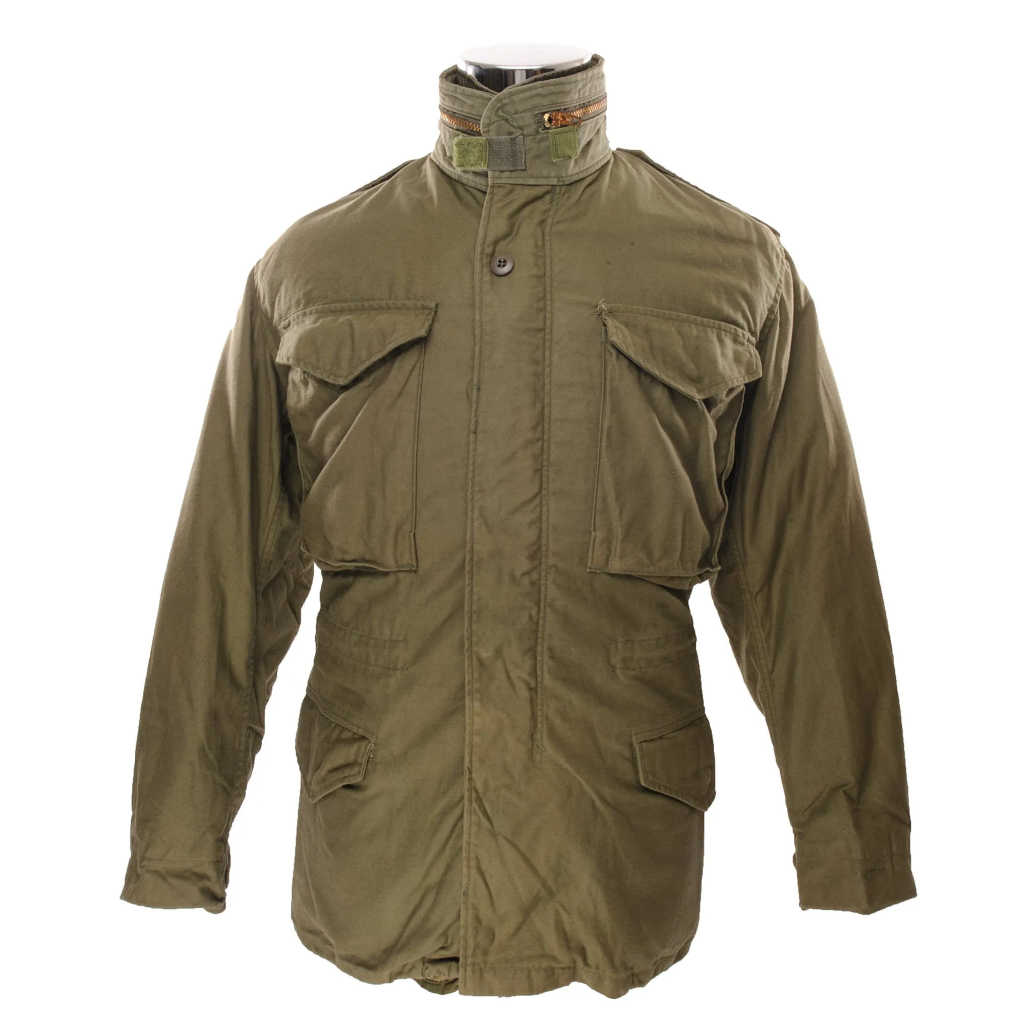 VINTAGE US ARMY M-1965 M65 FIELD JACKET 1981 SIZE XS XSMALL