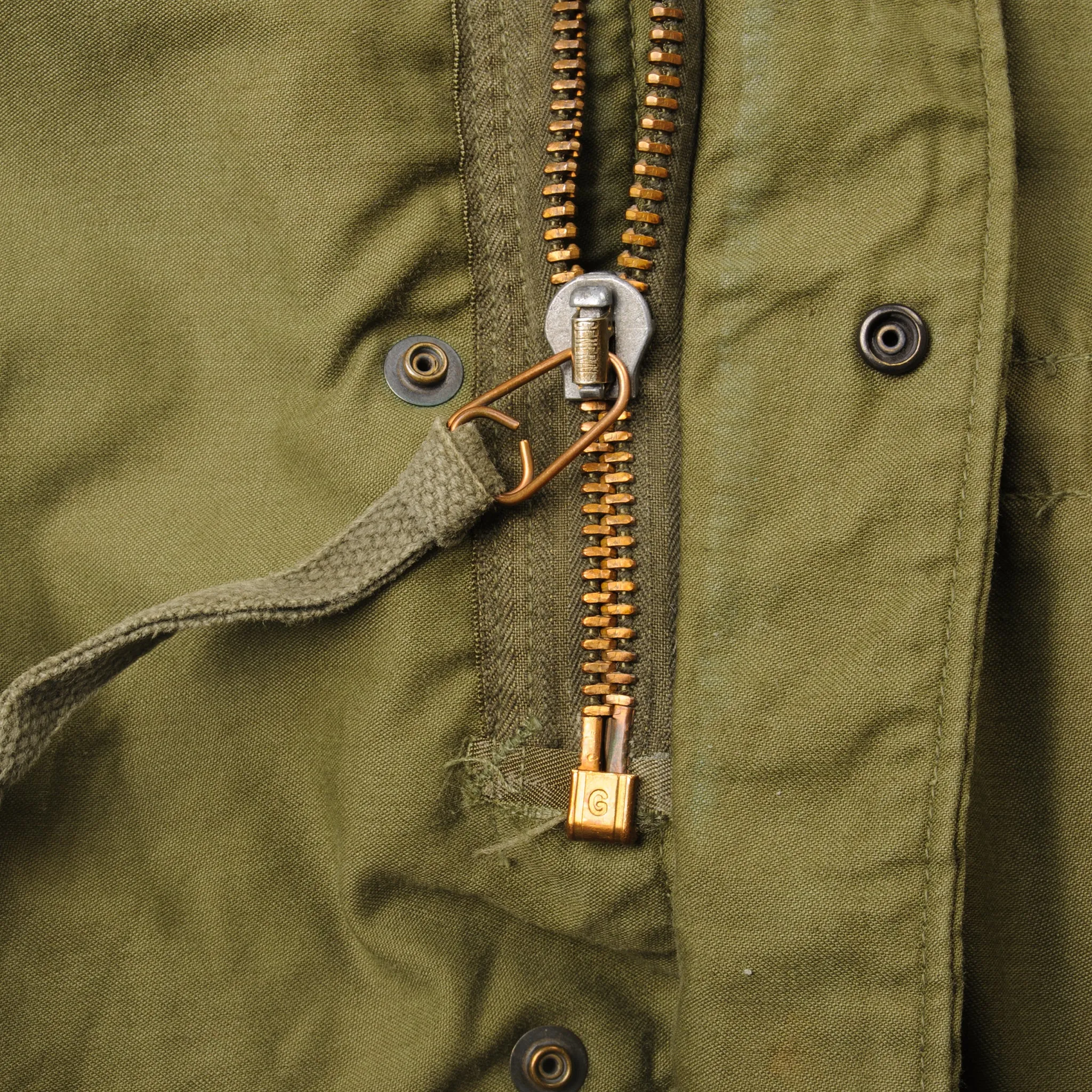 VINTAGE US ARMY M-1965 M65 FIELD JACKET 1982 SIZE SMALL LONG