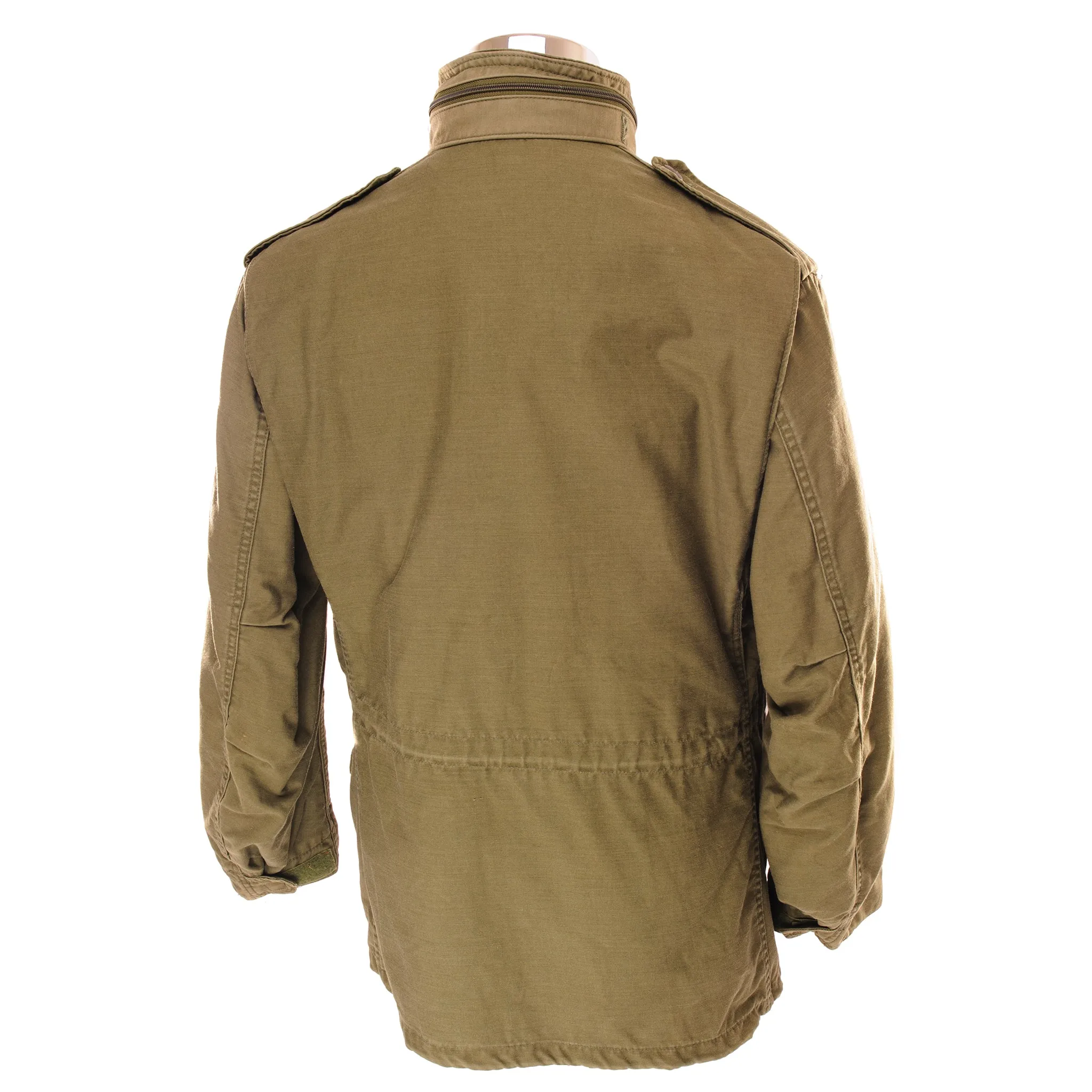 VINTAGE US ARMY M-1965 M65 FIELD JACKET 1985 SIZE MEDIUM REGULAR WITH LINER