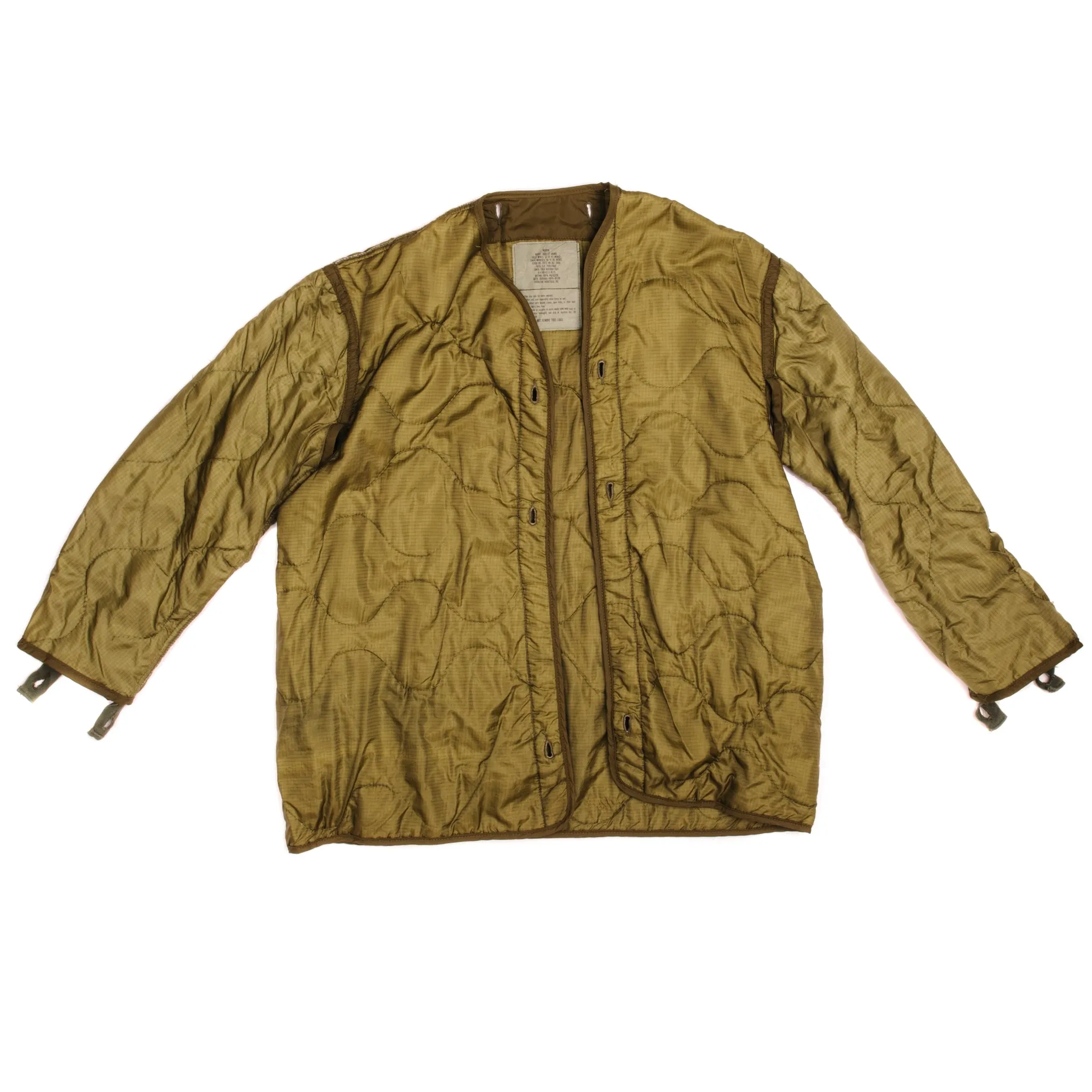 VINTAGE US ARMY M-1965 M65 FIELD JACKET 1985 SIZE MEDIUM REGULAR WITH LINER