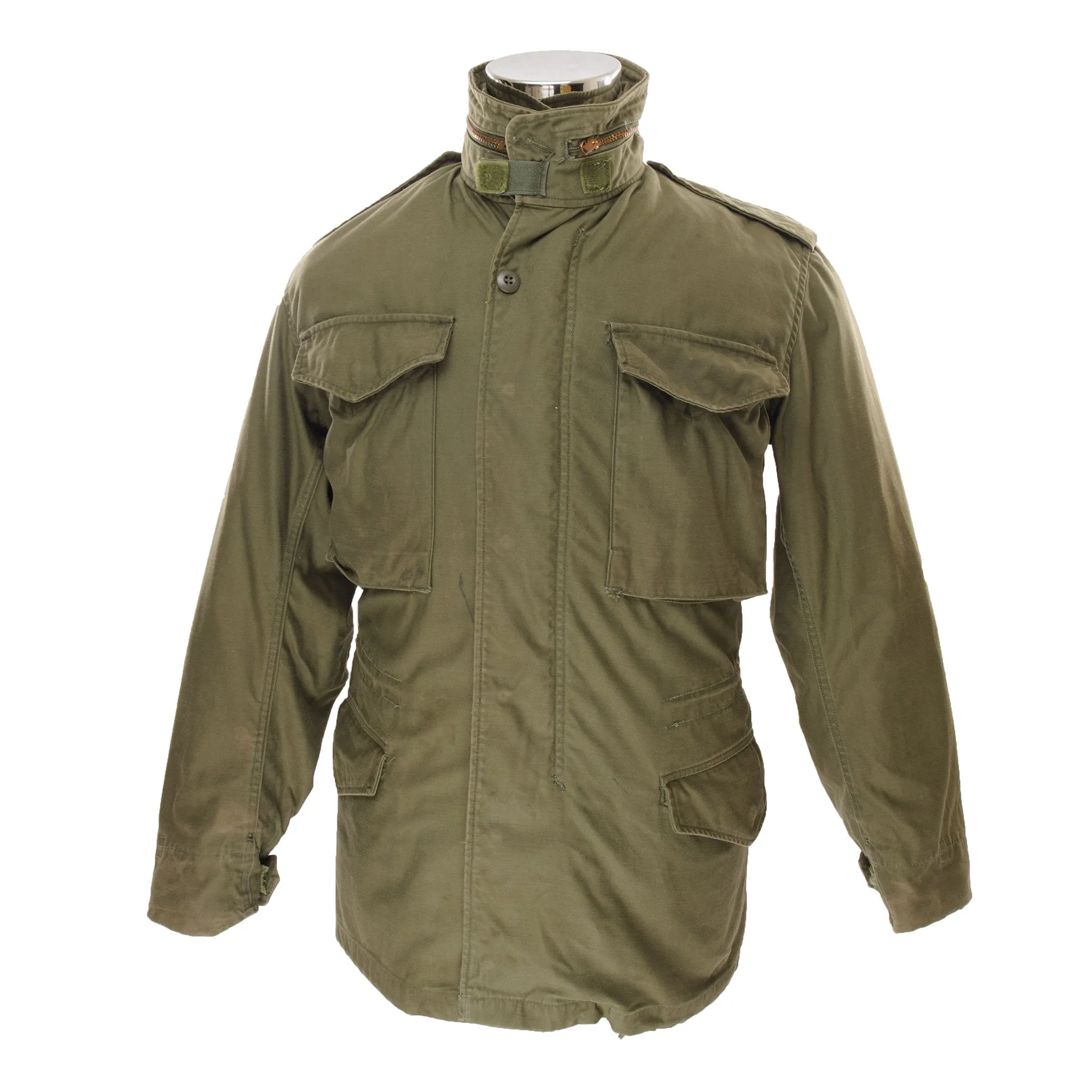 VINTAGE US ARMY VIETNAM WAR M-1965 M65 FIELD JACKET 1972 SIZE XS XSMALL REGULAR