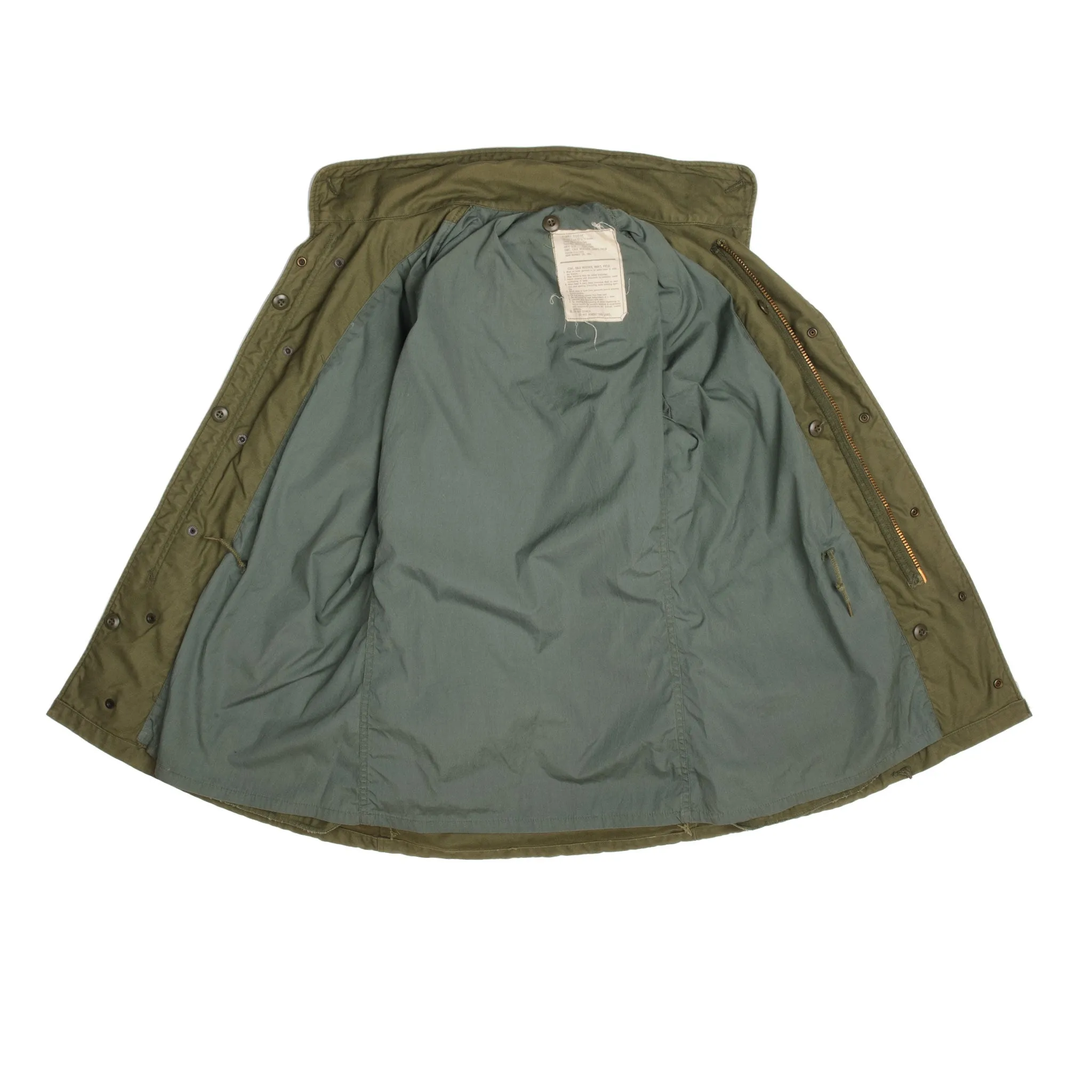 VINTAGE US ARMY VIETNAM WAR M-1965 M65 FIELD JACKET 1972 SIZE XS XSMALL REGULAR