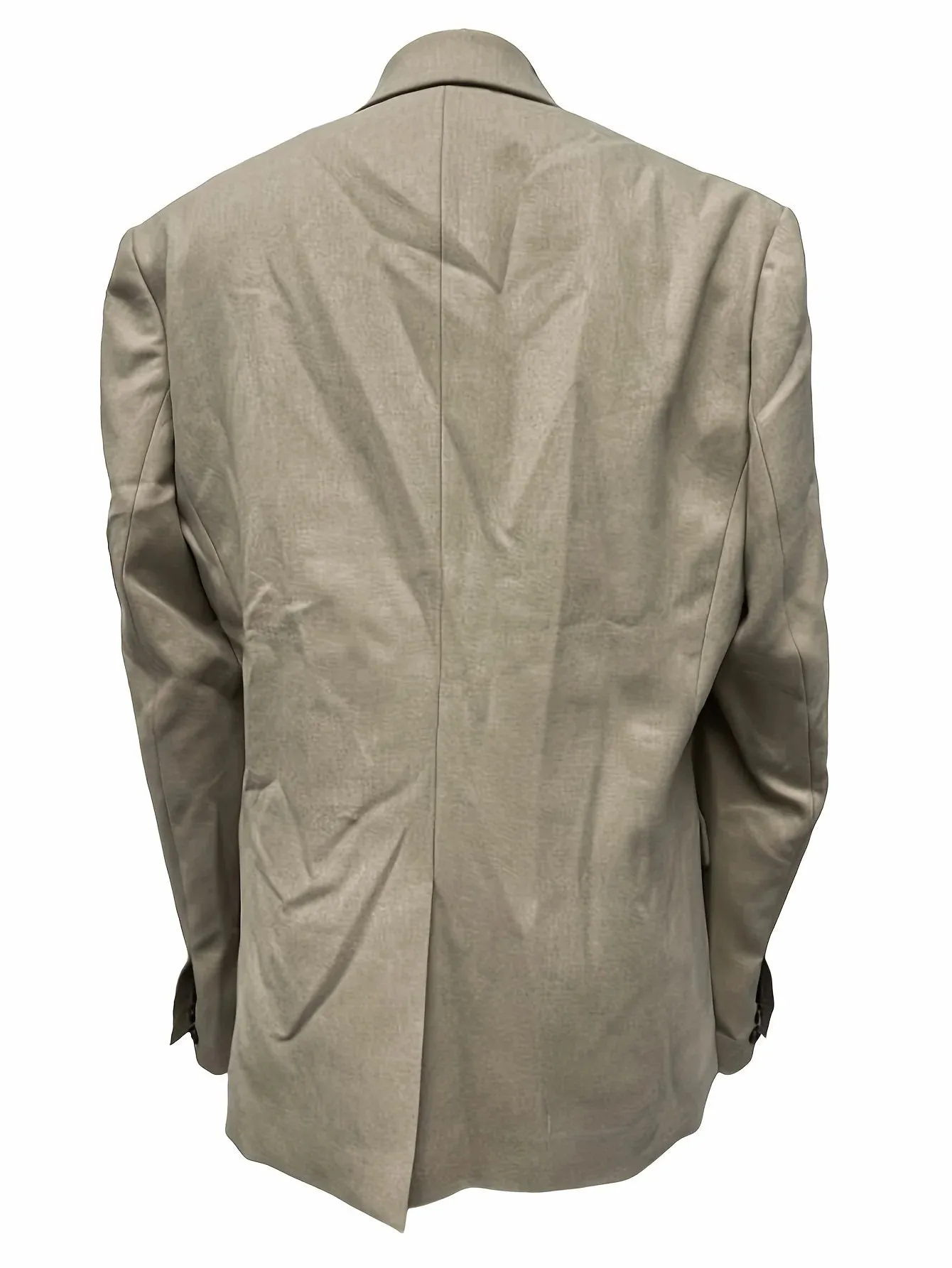Wiaofellas  -  Men's Trendy Single Breasted Suit Blazer Jacket, Fashion Tailored Fit Suit Coat with Notch Lapels for Business and Wedding Party