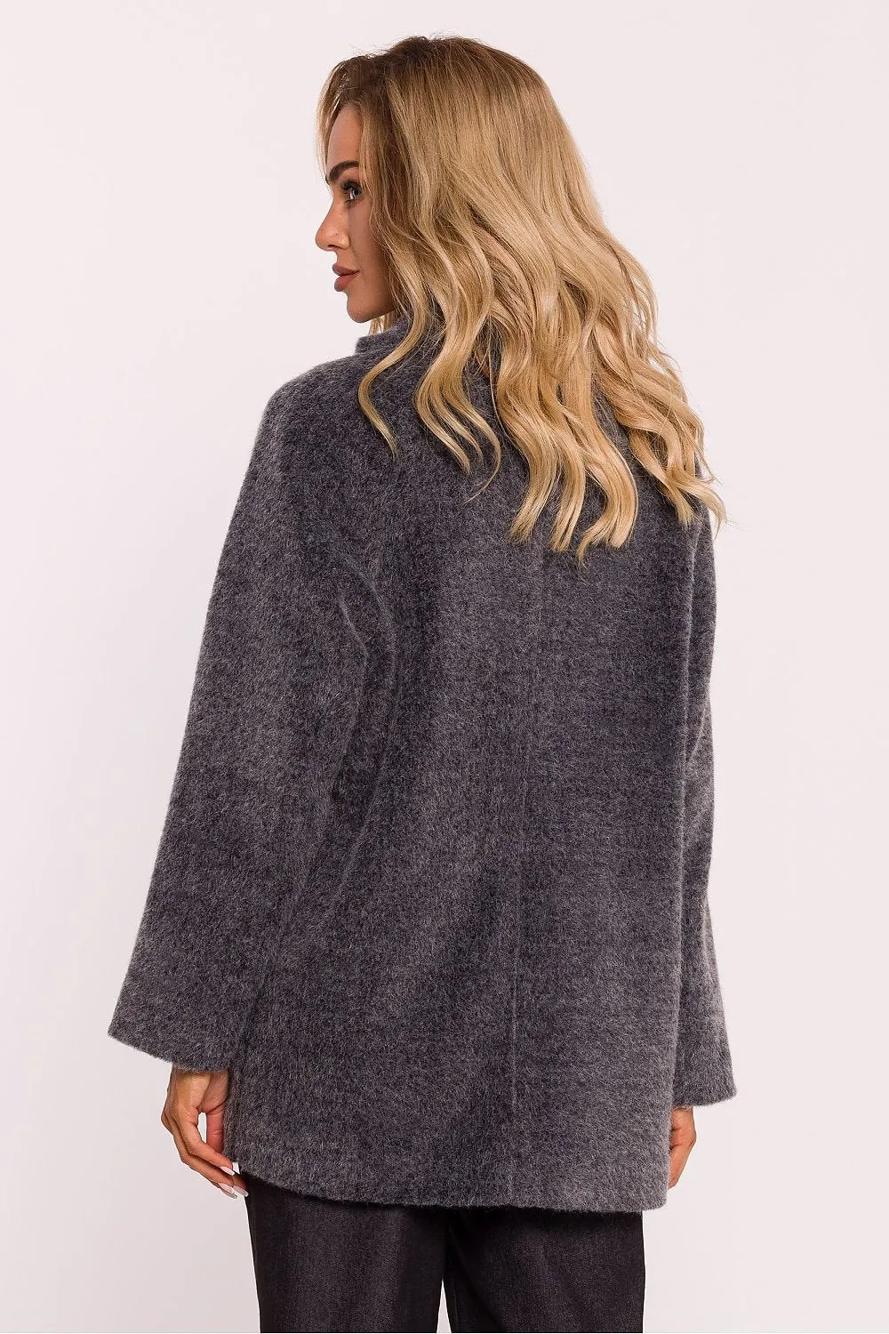 Women's teddy bear type fabric coat