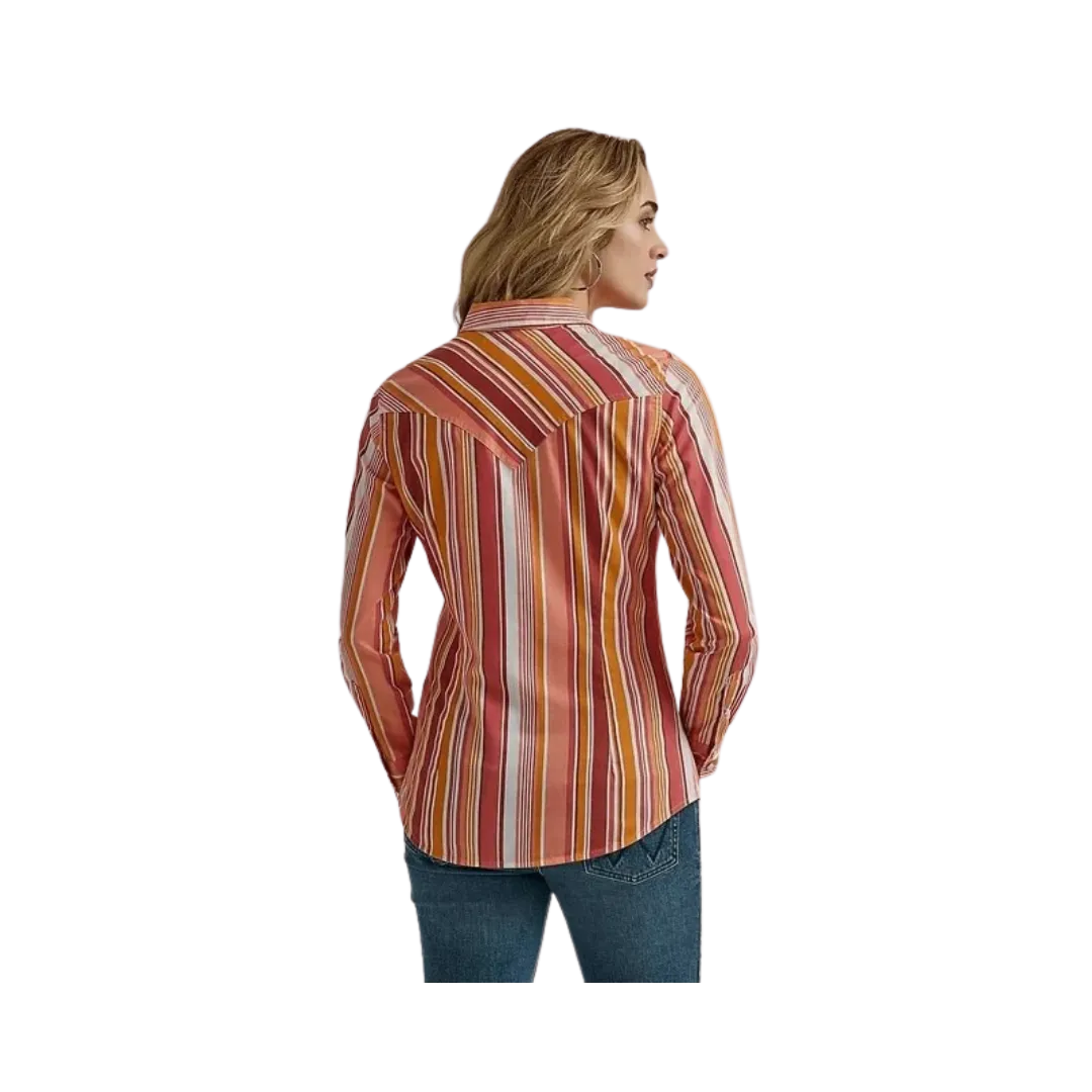 Wrangler Ladies Retro Dress Top Sunny Stripe  Shirt