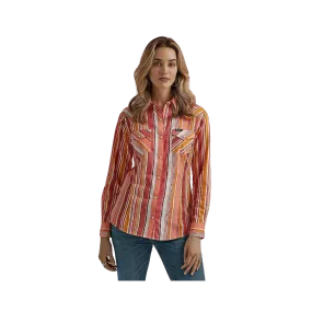 Wrangler Ladies Retro Dress Top Sunny Stripe  Shirt